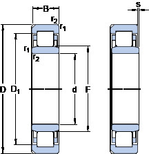 Bearing NU 1080 N2MA SKF