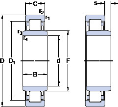 Bearing NUB 220 ECJ SKF