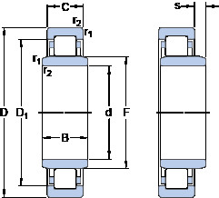 Bearing NUB 248 MA SKF