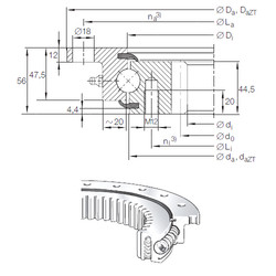 Bearing VLI 20 1094 N INA