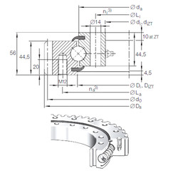 Bearing VSA 20 0944 N INA