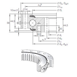 Bearing VSI 20 0844 N INA