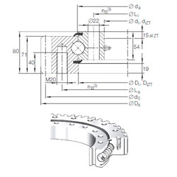 Bearing VSA 25 0855 N INA