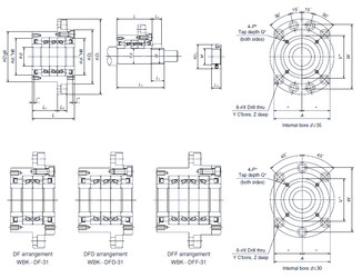 Bearing WBK30DFD-31 NSK