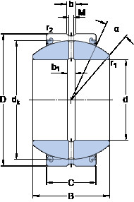 Bearing GEZH 408 ES-2LS SKF