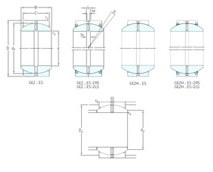 Bearing GEZH212ES-2LS SKF