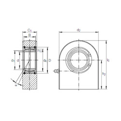 Bearing GF 40 DO INA