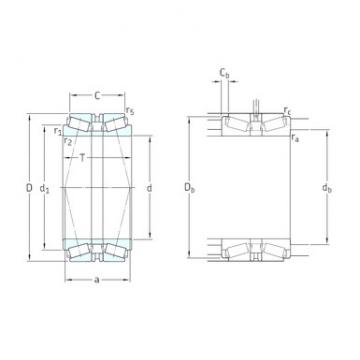 Bearing 32938T102/DB31 SKF