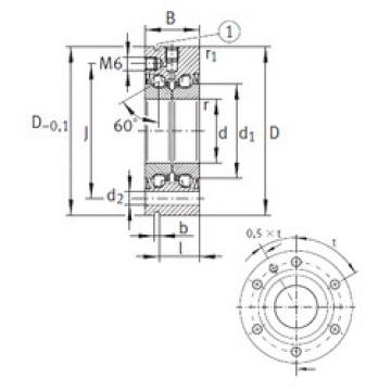 Bearing ZKLF1560-2Z INA