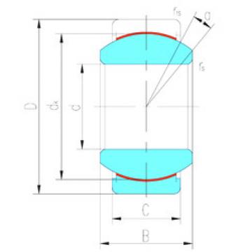 Bearing GEZ34ET-2RS LS