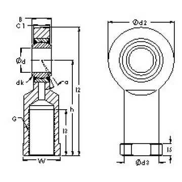 Bearing SI20ET-2RS AST