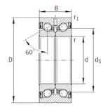 Bearing ZKLN5090-2RS INA