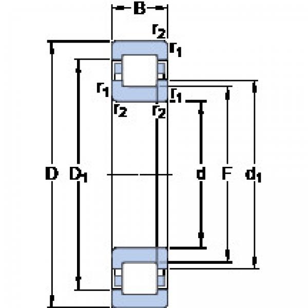 Bearing NUP 248 MA SKF #1 image