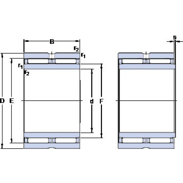 Bearing NAO 25x42x32 SKF #3 image