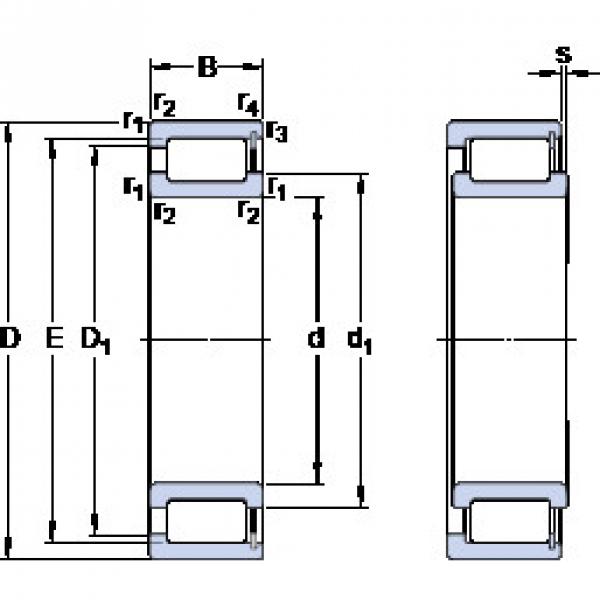 Bearing NCF 1848 V SKF #3 image