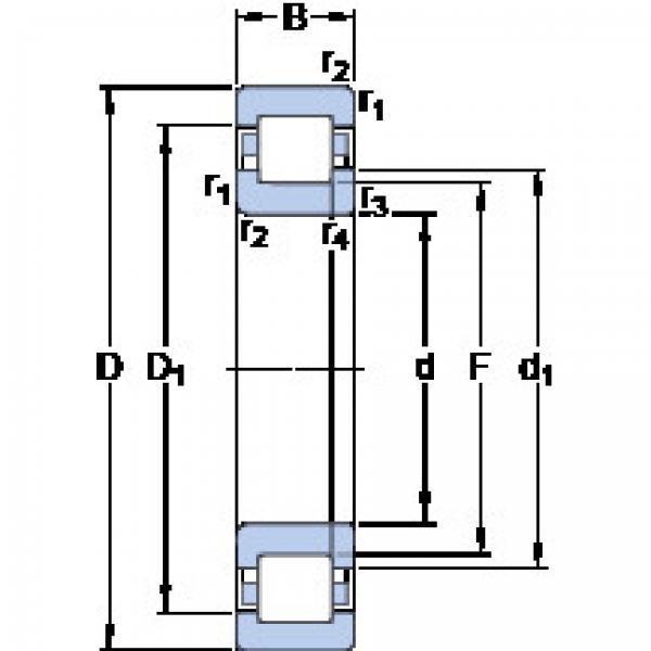 Bearing NUP 204 ECP SKF #1 image