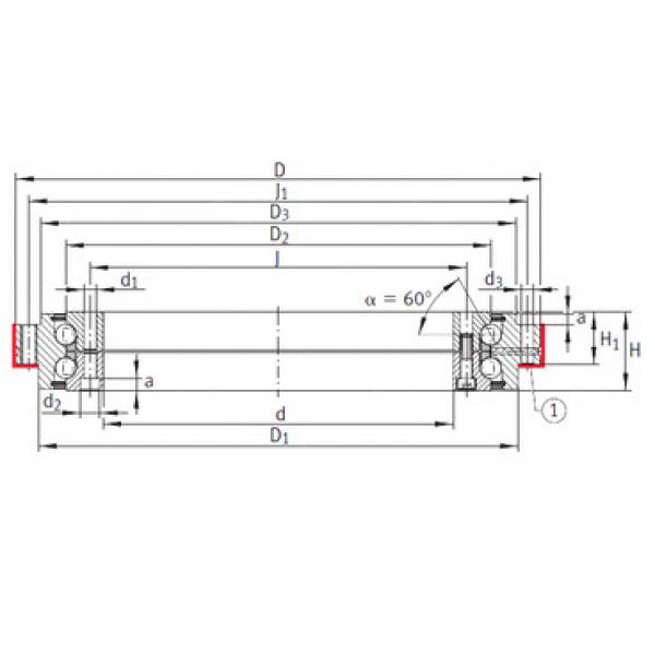 Bearing ZKLDF100 INA #2 image