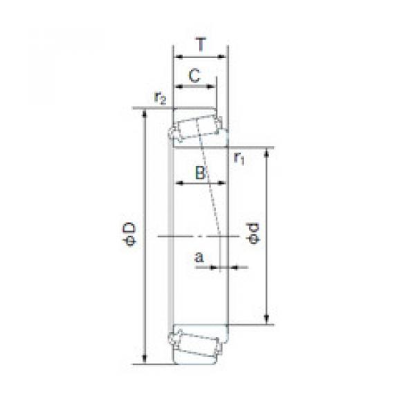 Bearing 744/742 NACHI #3 image