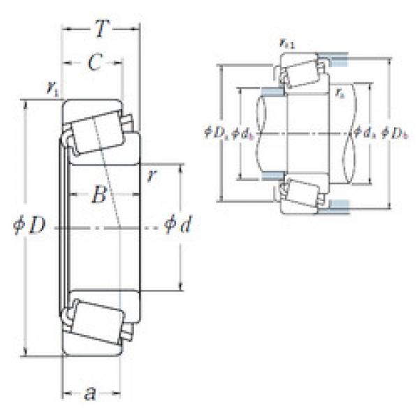 Bearing 74537/74856 NSK #3 image