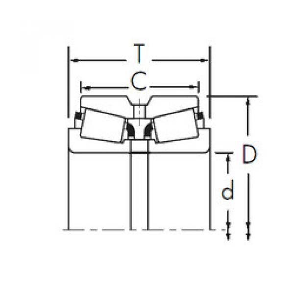 Bearing 744/742D+X2S-744 Timken #3 image