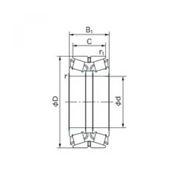 Bearing 75KBE22 NACHI #3 image