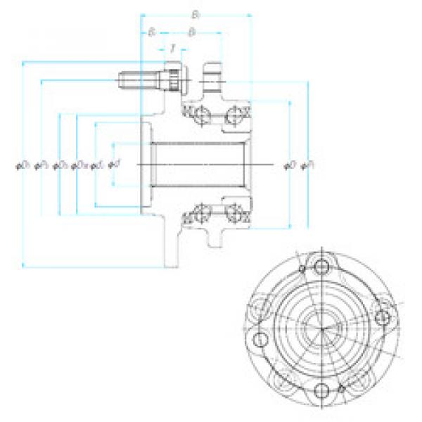 Bearing ZA-55BWKH12U-Y-5CP01 NSK #2 image