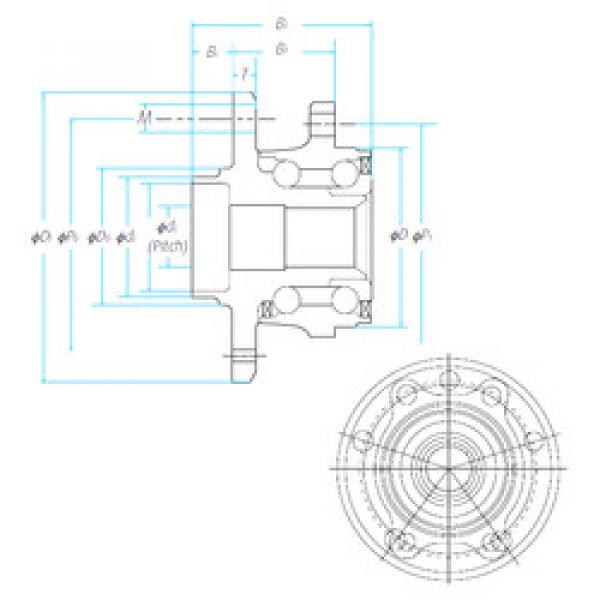 Bearing ZA-56BWKH18B-Y--01 E NSK #2 image