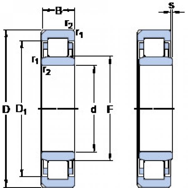 Bearing NU 1080 N2MA SKF #1 image