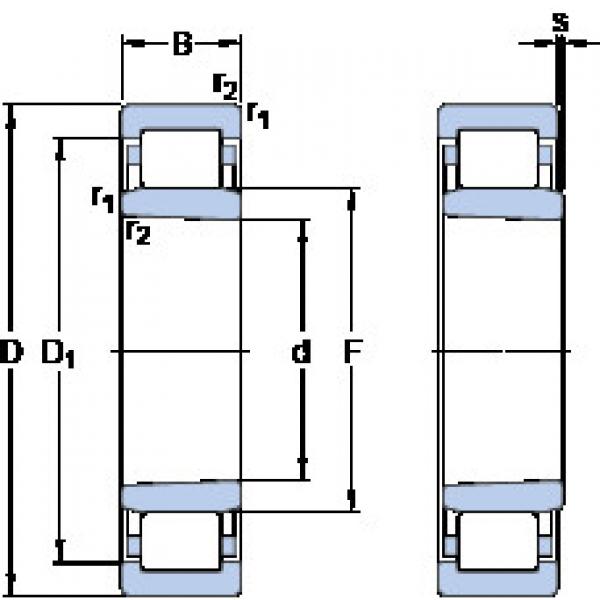 Bearing NU 1996 KMA SKF #1 image