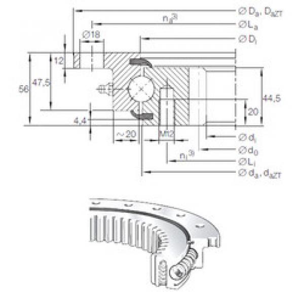 Bearing VLI 20 0544 N INA #1 image