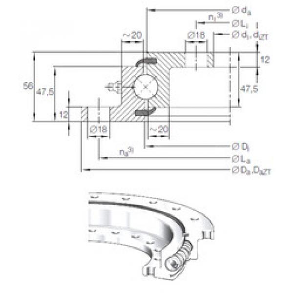 Bearing VLU 20 0544 INA #1 image