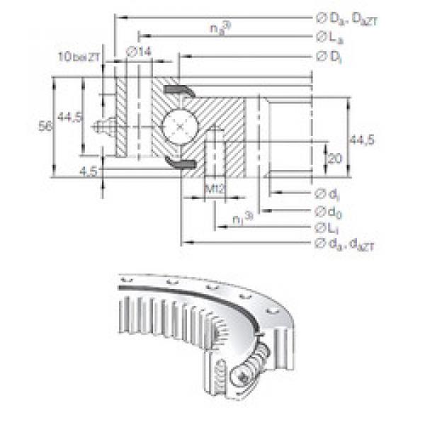 Bearing VSI 20 0544 N INA #1 image