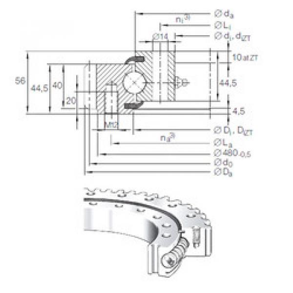 Bearing VSA 20 0414 N INA #1 image