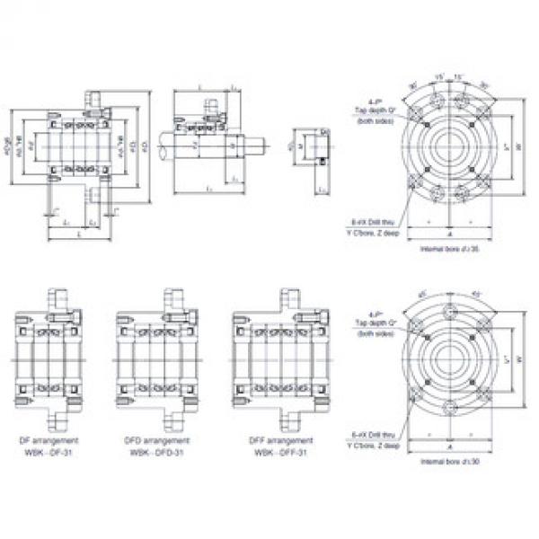 Bearing WBK20DF-31 NSK #1 image