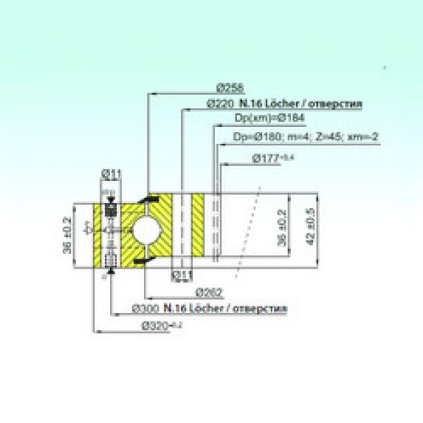 Bearing ZB1.16.0260.400-1SPPN ISB #1 image