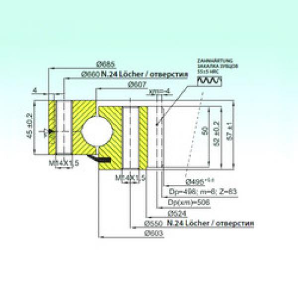 Bearing ZB1.20.0605.200-1RTTN ISB #1 image