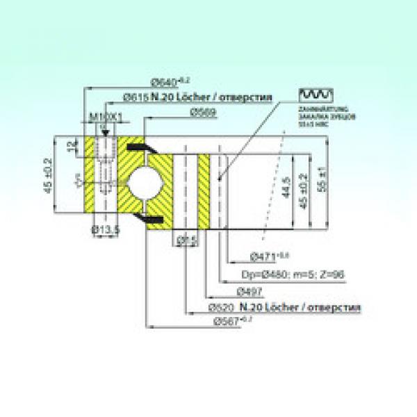 Bearing ZB1.20.0568.200-2RPPN ISB #1 image