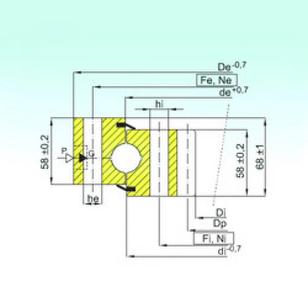 Bearing ZB1.25.1534.400-1SPPN ISB #1 image