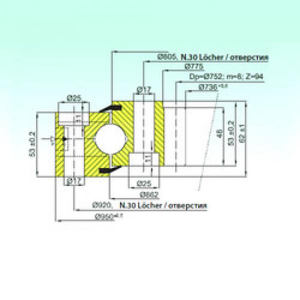 Bearing ZB1.25.0860.200-1SPPN ISB #1 image