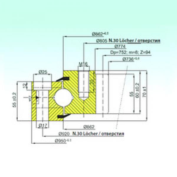 Bearing ZB1.25.0862.201-1SPTN ISB #1 image