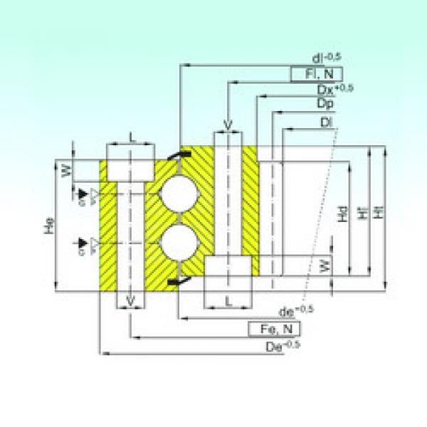 Bearing ZB2.30.1613.400-1SPPN ISB #1 image