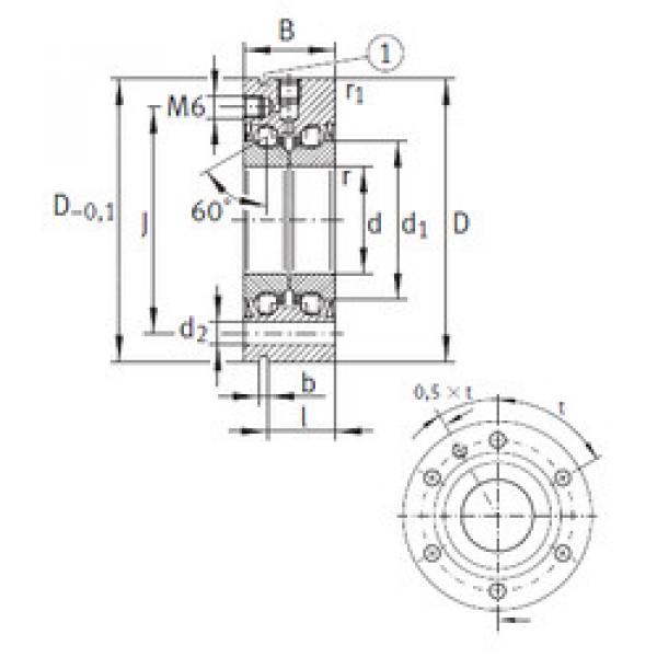 Bearing ZKLF1560-2Z INA #1 image