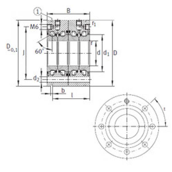 Bearing ZKLF50115-2RS-2AP INA #1 image