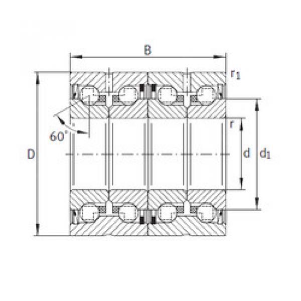 Bearing ZKLN2052-2RS-2AP INA #1 image