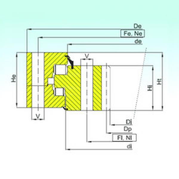 Bearing ZR3.20.2000.400-1SPPN ISB #1 image