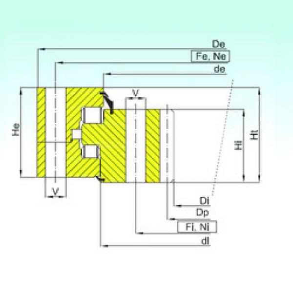 Bearing ZR3.32.3150.400-1SPPN ISB #1 image