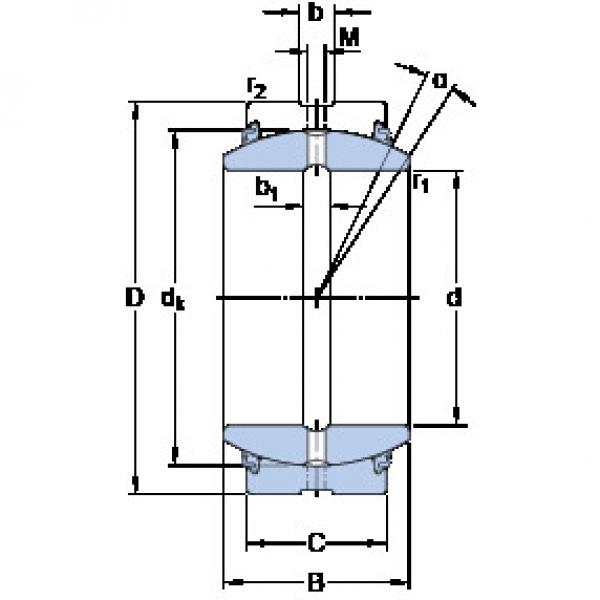 Bearing GEZ 212 ESX-2LS SKF #1 image