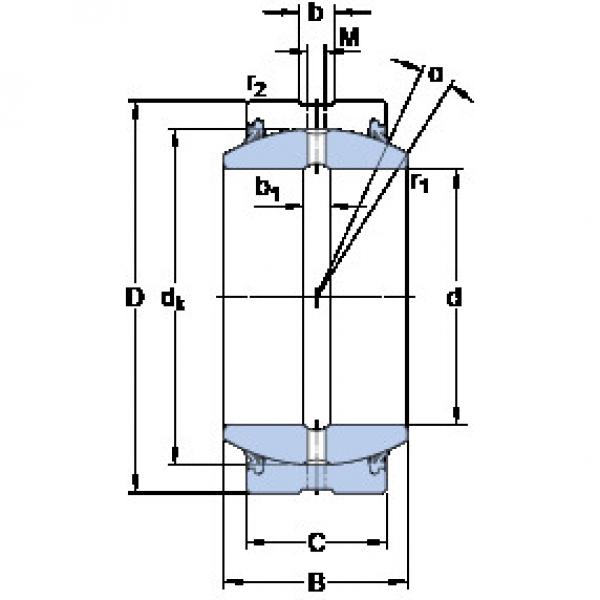 Bearing GEZ 300 ES-2RS SKF #1 image