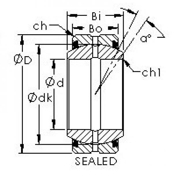 Bearing GEZ114ES-2RS AST #1 image