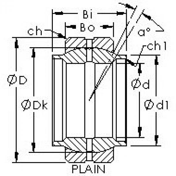 Bearing GEWZ12ES AST #1 image